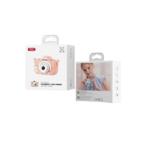 CAMARA DIGITAL DUAL PARA NIÑOS CON CASE XO-XJ01 ROSA