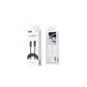CABLE TIPO C a LIGHTNING 27W 1M XO-NB-Q302A NEGRO