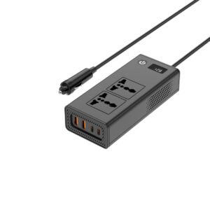 CONVERTIDOR DE CORRIENTE PARA CARRO 12V/220V CON USB