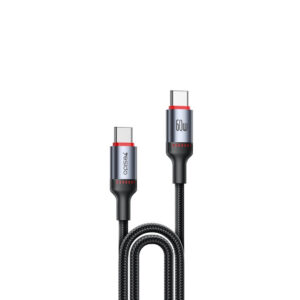 CABLE TIPO C a TIPO C 60W 1.2 MTS ACORDONADO CA181