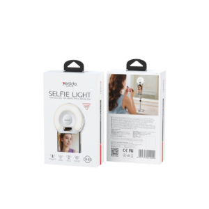 LUZ LED SELFIE BLANCA/AMARILLA 68 LEDS YESIDO DH13