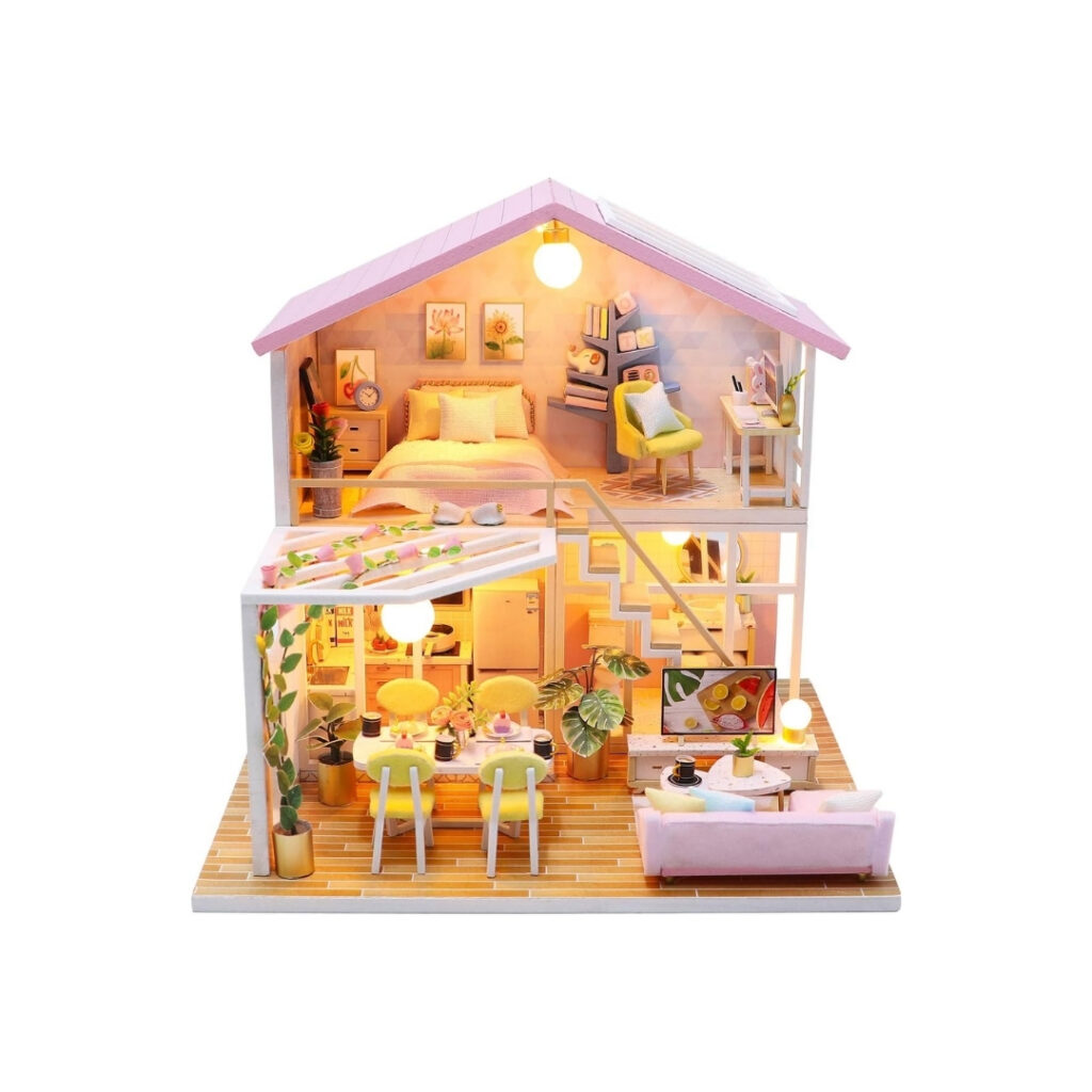 SWEET PINK HOUSE ROMPECABEZAS 3D