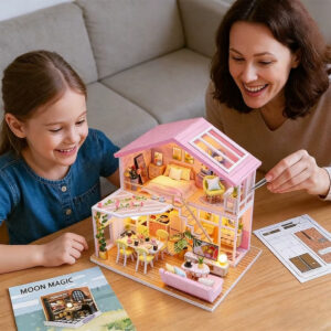 SWEET PINK HOUSE ROMPECABEZAS 3D