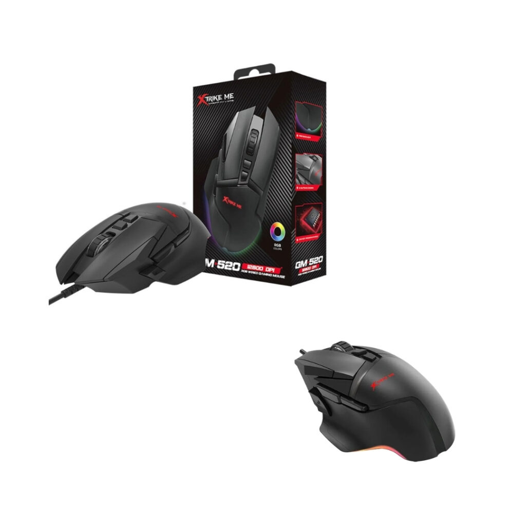 MOUSE XTRIKE ME GAMER 8 BOTONES GM520