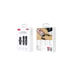 MICROFONOS INALAMBRICOS TIPO C + LIGHTNING 2 EN 1 XO-MKF10