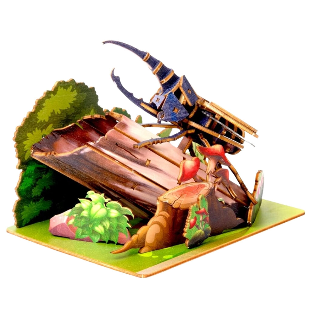 ROMPECABEZAS 3D ARMABLE DYNASTES HERCULES -ESCARABAJO