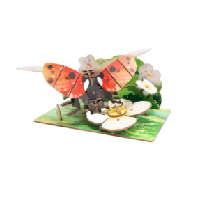 ROMPECABEZA 3D ARMABLE LADYBUG POSTCARD - MARIQUITA