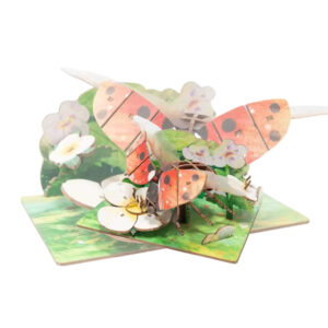 ROMPECABEZA 3D ARMABLE LADYBUG POSTCARD - MARIQUITA