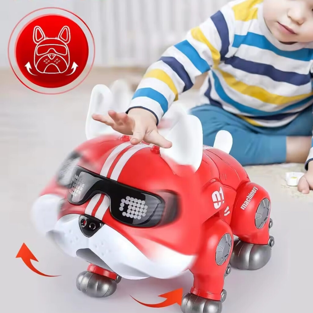 PERRO BAILARIN CON LUCES SMART ROJO