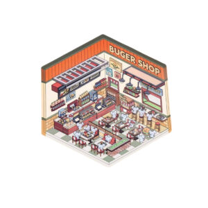 BURGER SHOP PEQUEÑO 15X12,5