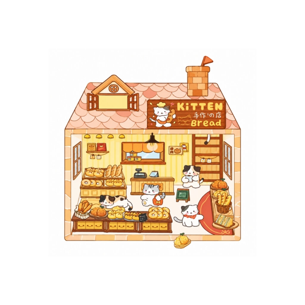 KITTY BREAD 10X16