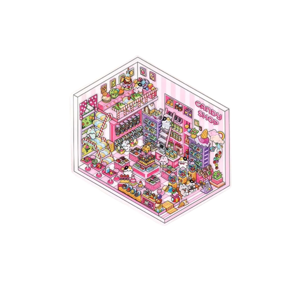CAT CANDY SHOP 13X20,5