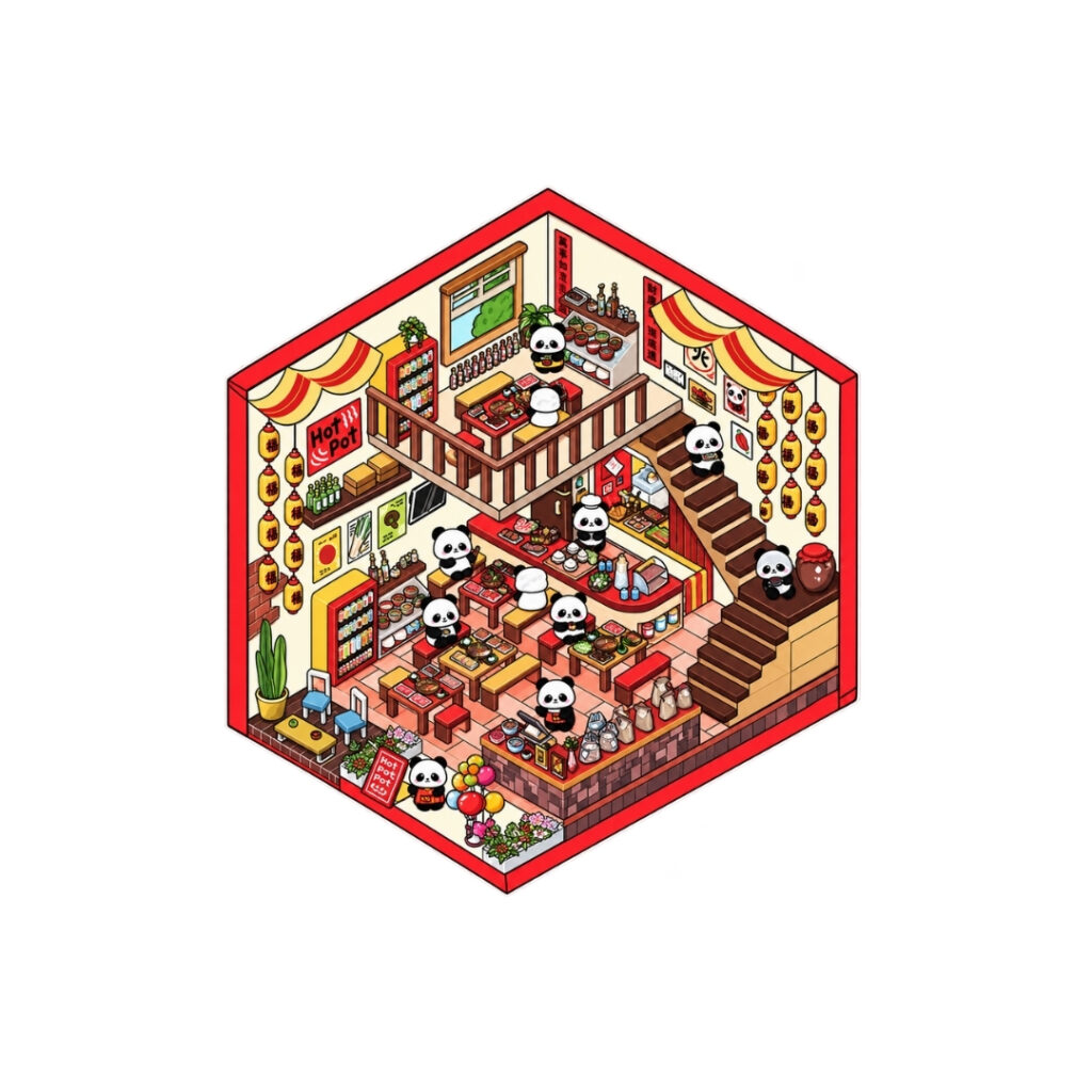 PANDA HOT POT RESTAURANT 13X20,5