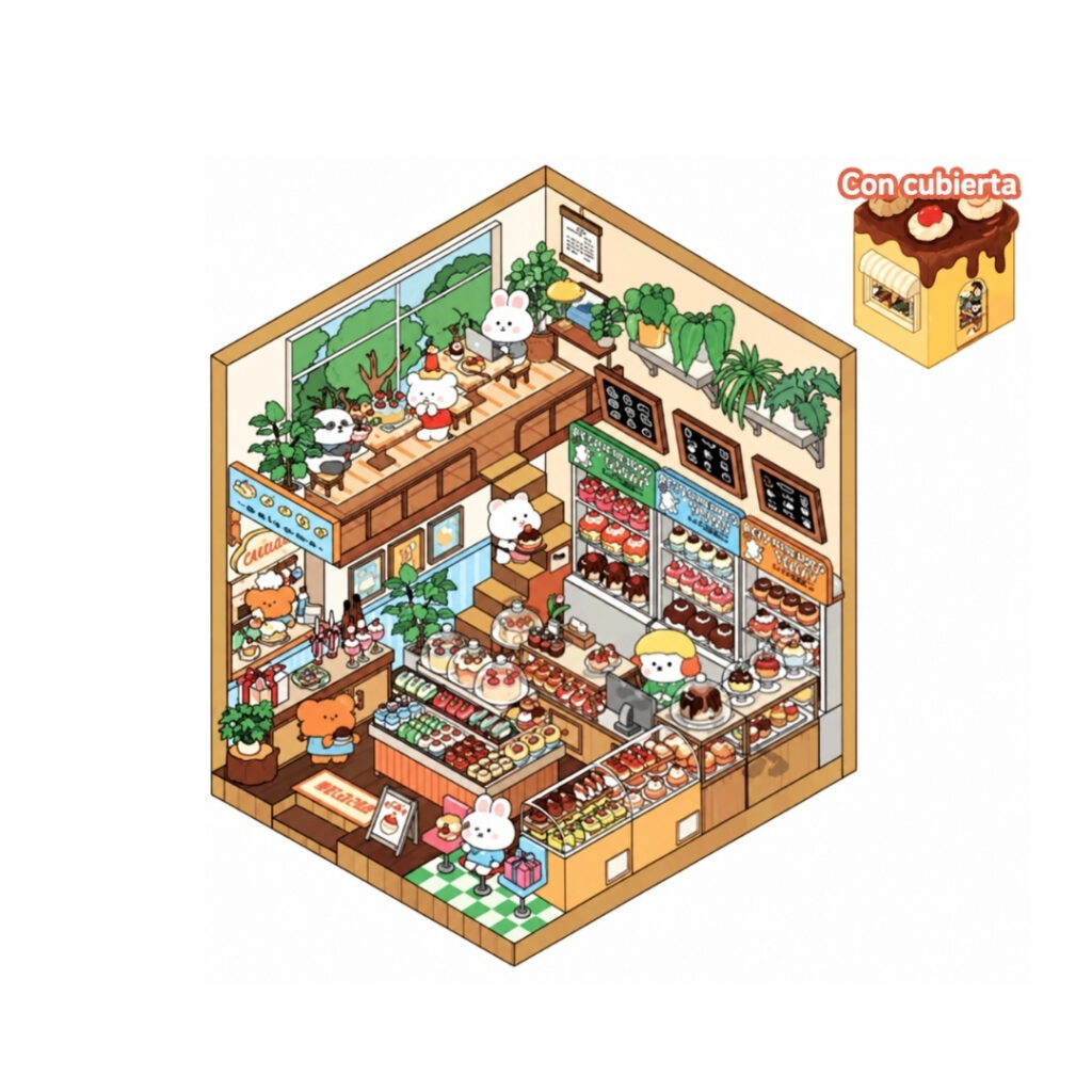 DESSERT HOUSE CON TAPA 13X20,5