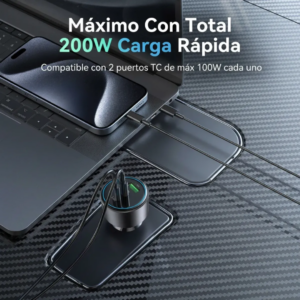 CARGADOR VEHICULAR 200W YESIDO YP59