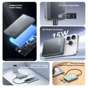 POWER BANK MAGNETICO 10000 MAH YESIDO YP91