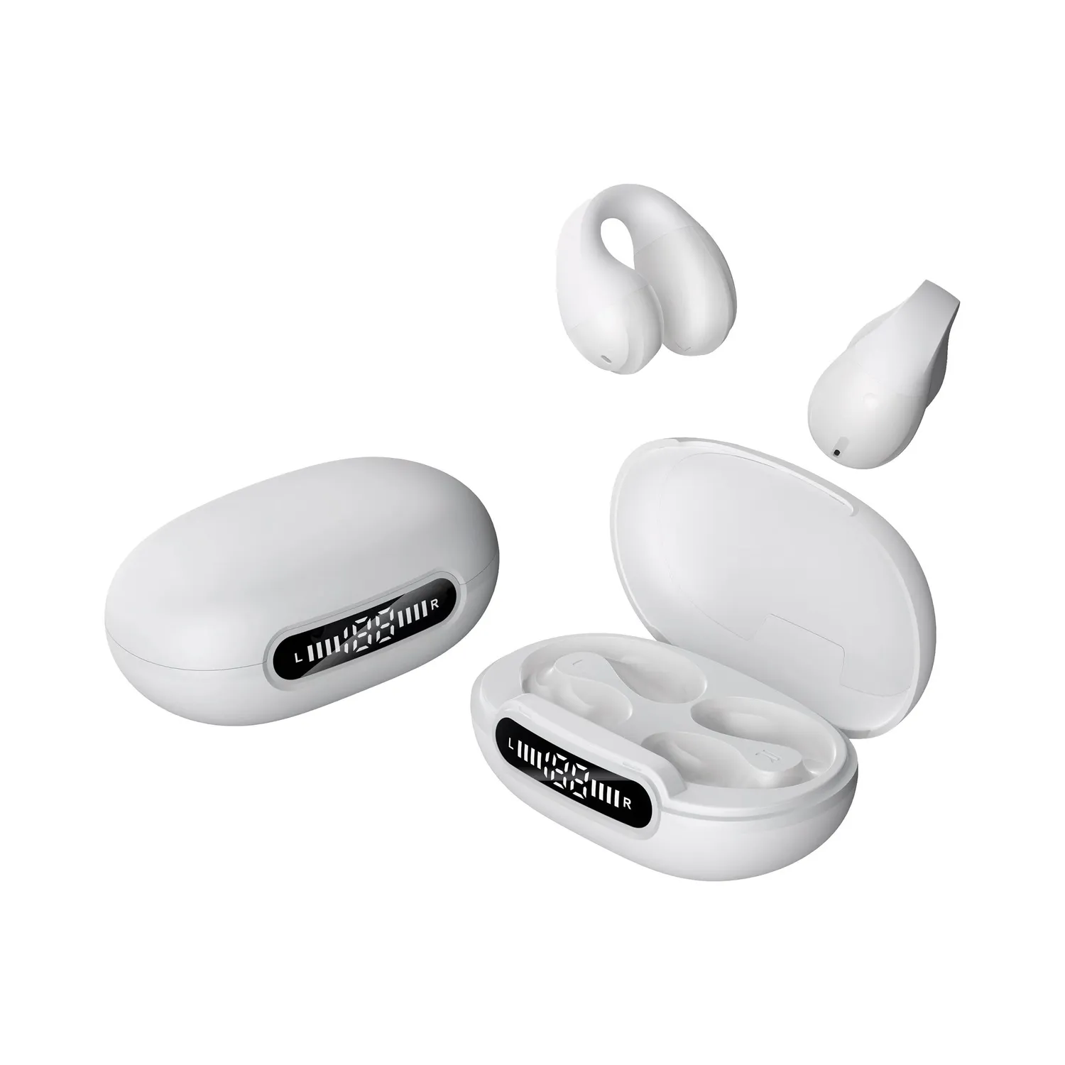 AUDIFONOS T10 TRANSMISION AEREA SPORT BLANCO