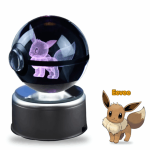 LAMPARA POKEBOLA LED RGB EEVEE