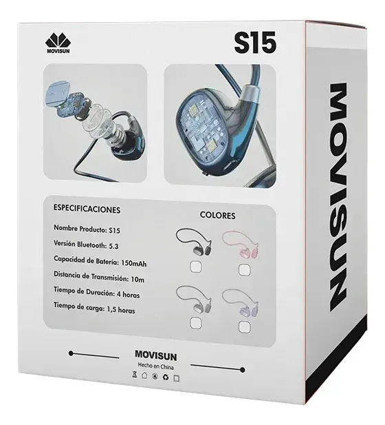 AUDIFONOS MOVISUN S15 LILA